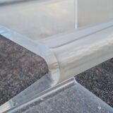 Plexiglas chair zigzag 1970