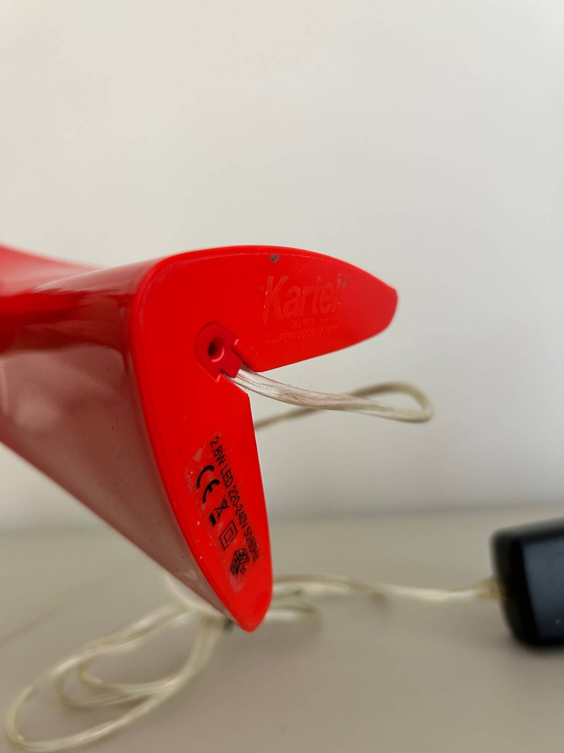 Kartell Table Lamp TAJ in red