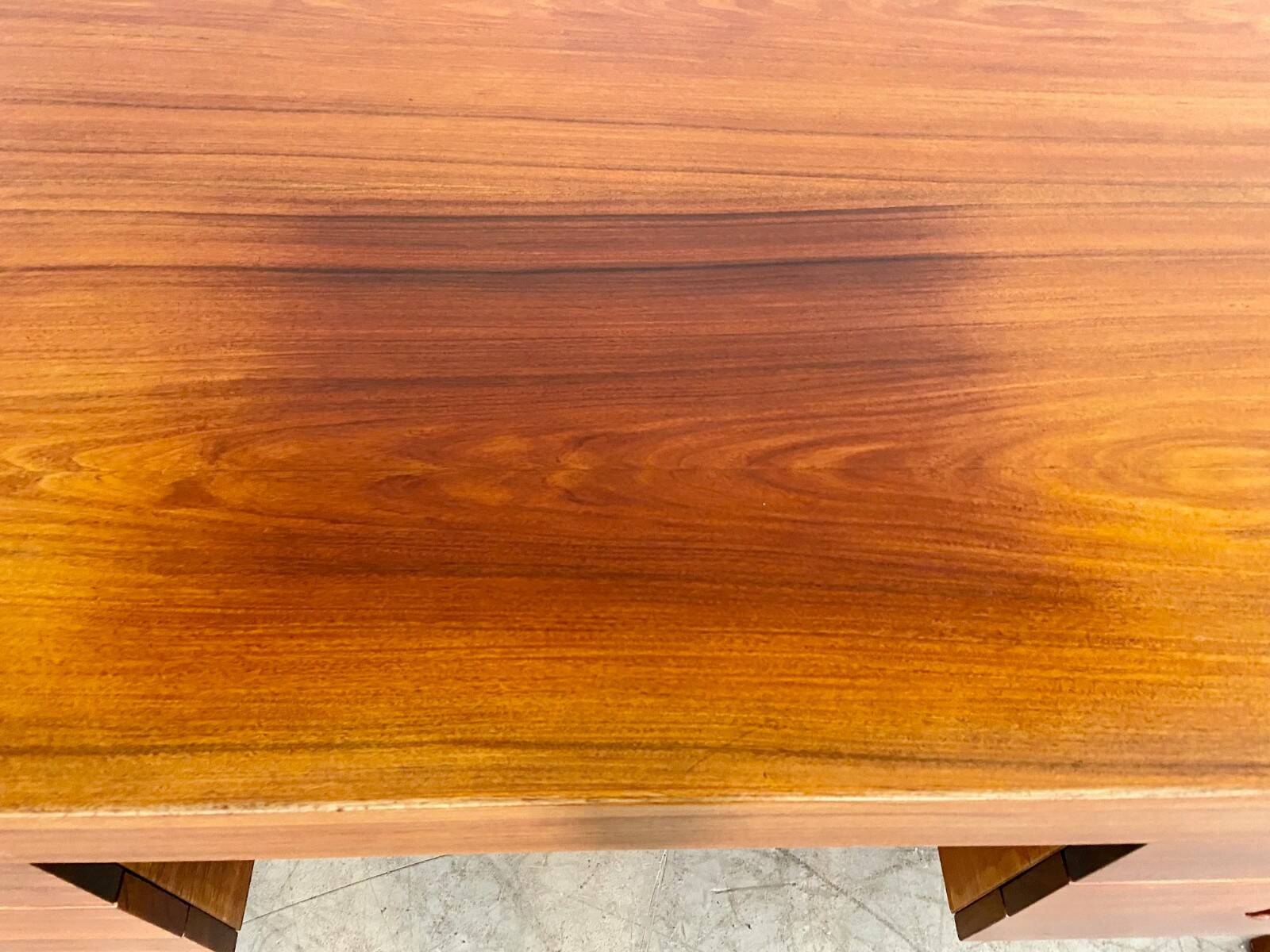 Vintage retro Danish mid-century rosewood desk by Christian Linneberg 1960s