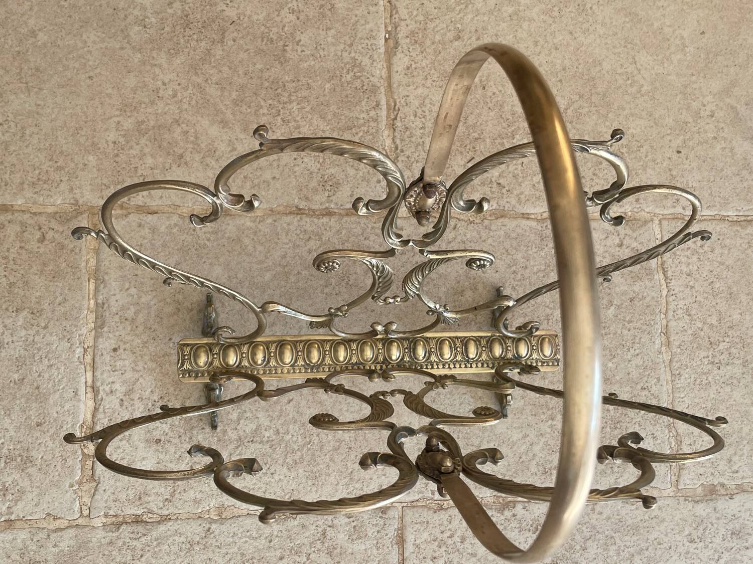 Porte-revue italien en bronze