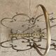 Italian bronze magazine rack