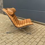 Arne norell ari lounge chair, camel cognac leather nieuwstaat!