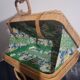 Valise en rotin et osier