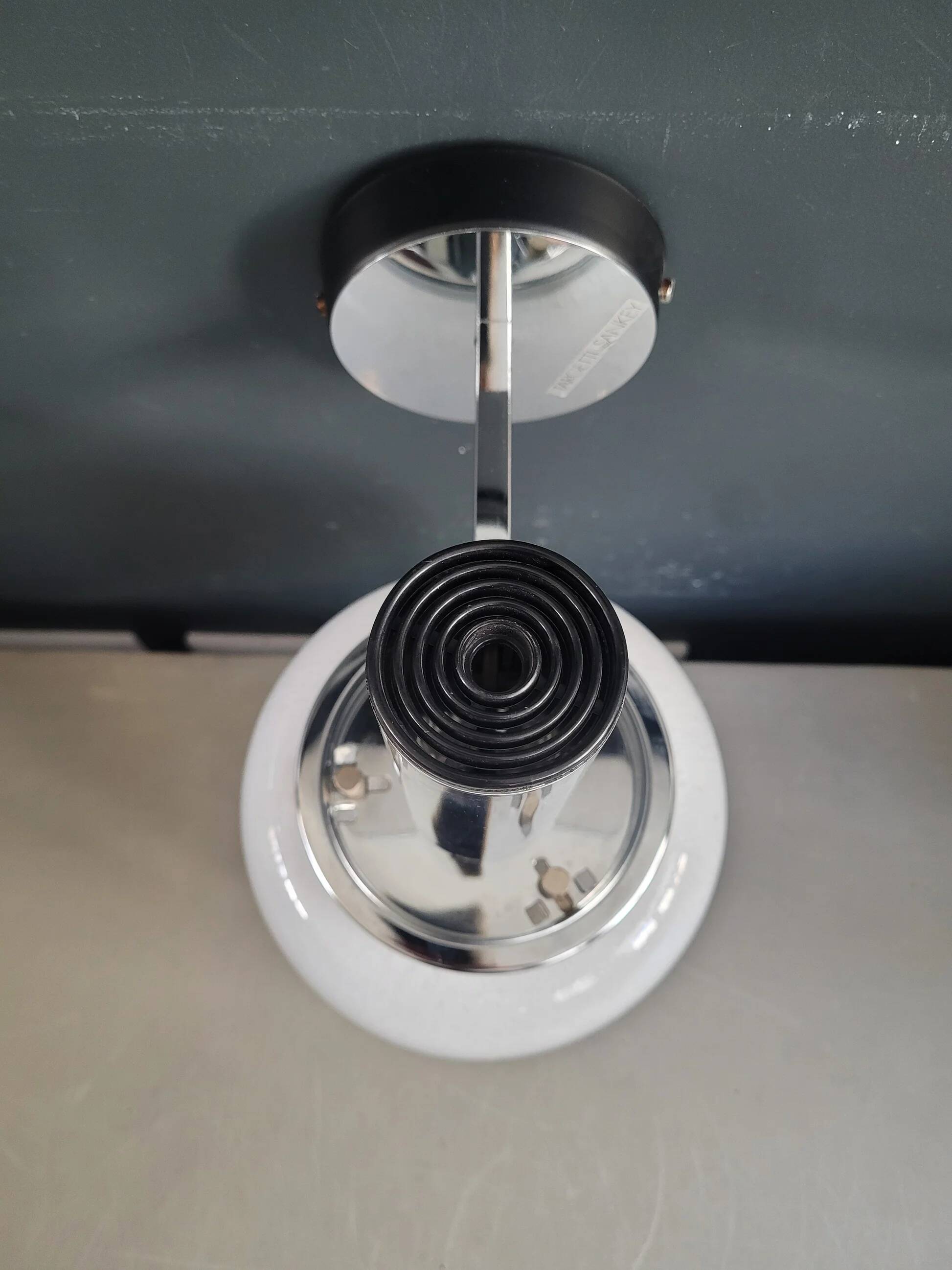 Targetti Sankey two-tone bubbled glass globe wall light - Ref 856