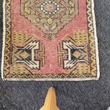 Blush vintage rug -turkish -faded -oushak