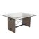 Glass coffee table, Italian design, 1960s, made in Italy