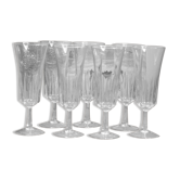 Set of 7 champagne flutes