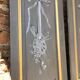Double portes de placard peintes 1900