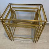 Brass nesting tables