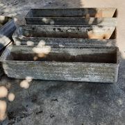 6 jardinières en fibrociment