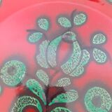 Set of 5 plates Gallo Piroschka Villeroy and Bosch green and red