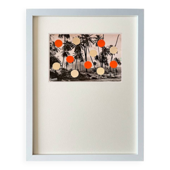 Guadeloupe - Collage sur carte postale
