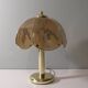 Vintage table lamp in brass and glass by Eglo, Austria 1970-1980
