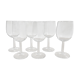 Lot de 6 verres à pied