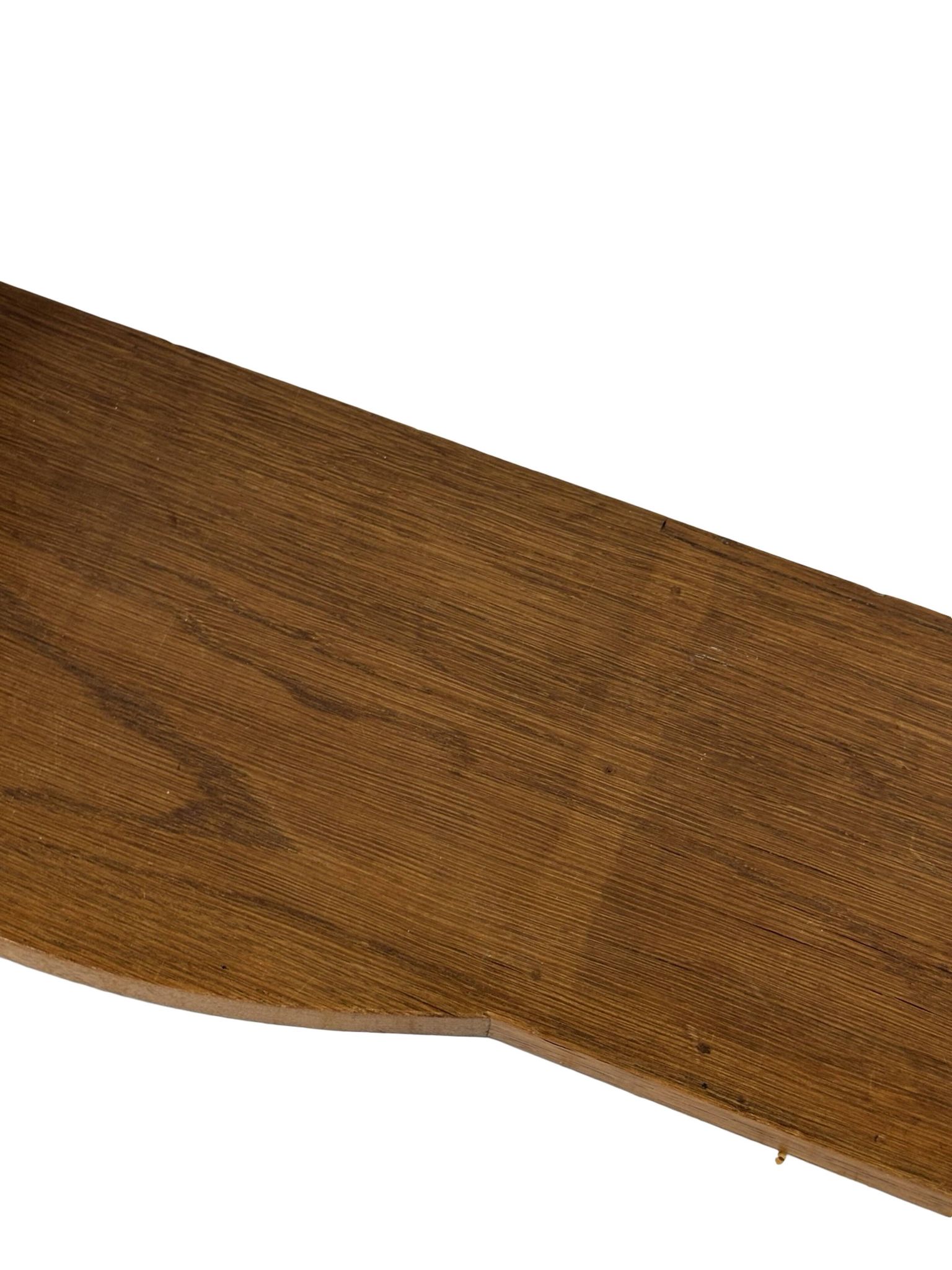 Vintage wooden wall shelve rack bookshelf in oak wood minimalist