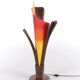 Vintage French Floor Lamp Model Flame, 1980s