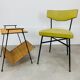 Side table rattan metal 50s, door review