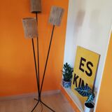 Lampadaire tripode vintage