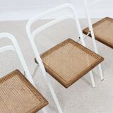 Cidue vintage folding chairs 1970s, set of 4