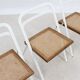 Cidue vintage folding chairs 1970s, set of 4