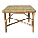 Vintage rattan coffee table