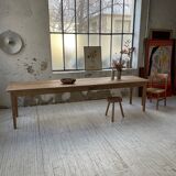 XL farmhouse table in beech and pine 3m