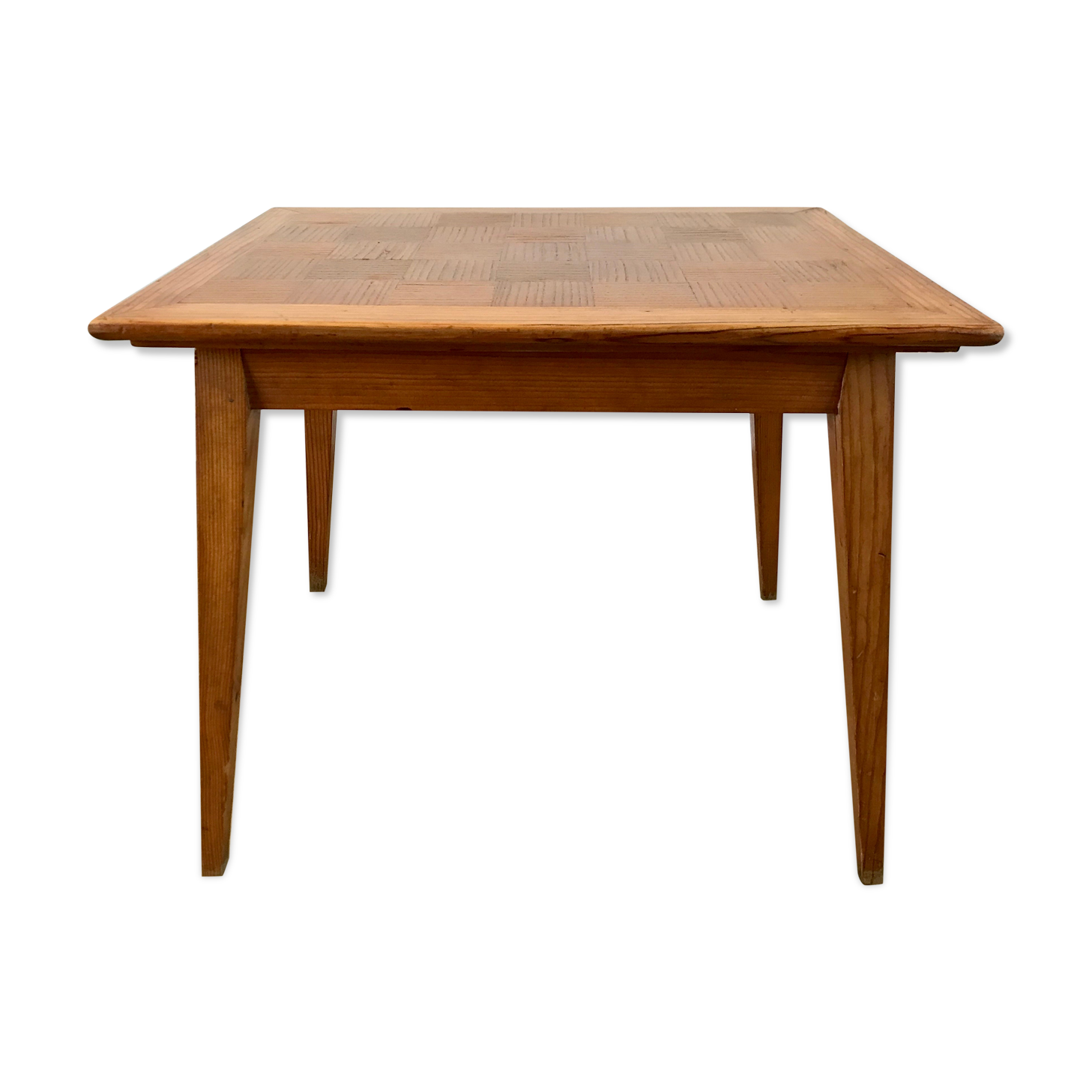 Table basse scandinave en bois années 50-60