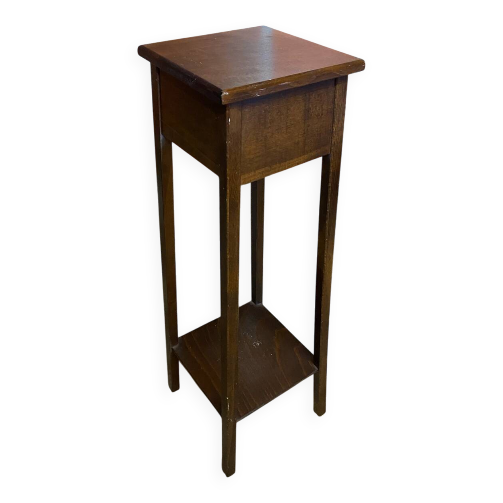 Vintage Wooden Stool #D458