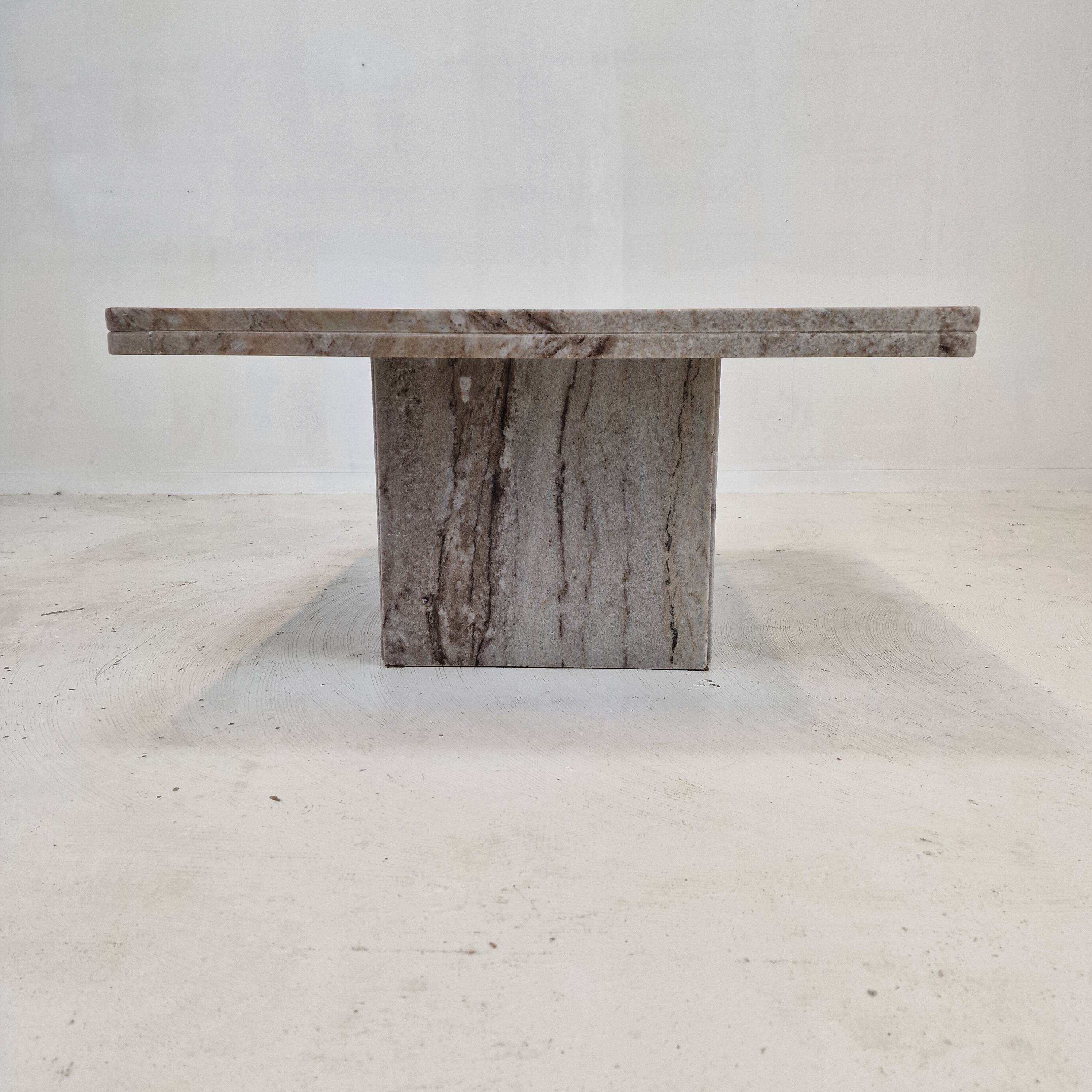 Italian Coffee or Side Table in Granite, 1980s