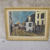 Peinture "vue de village"