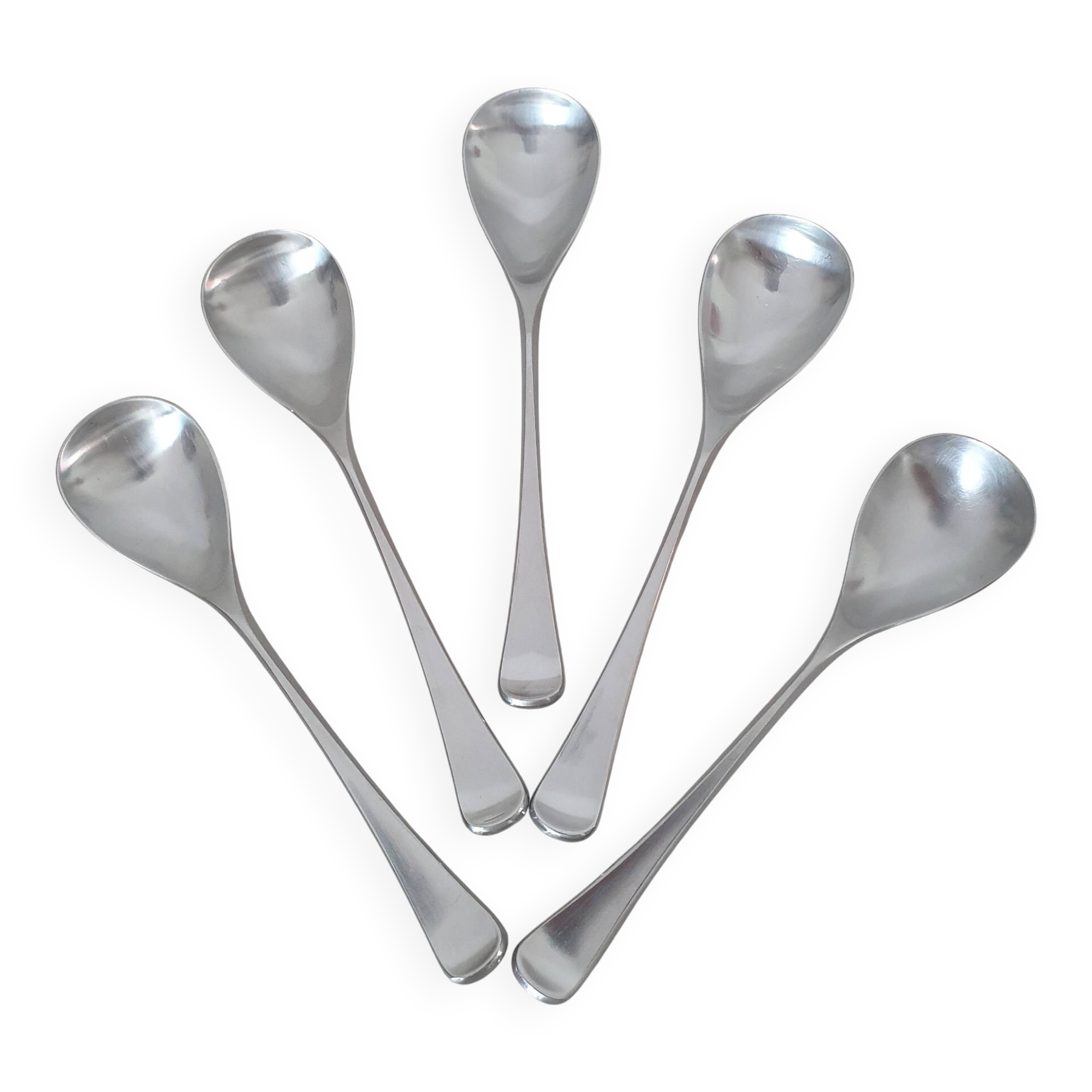 5 Large Spoons Guy Degrenne Cobra collection
