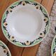 Set of 5 Maroussia Digoin Sarreguemines soup plates
