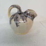Blue brown brown varnished pitcher