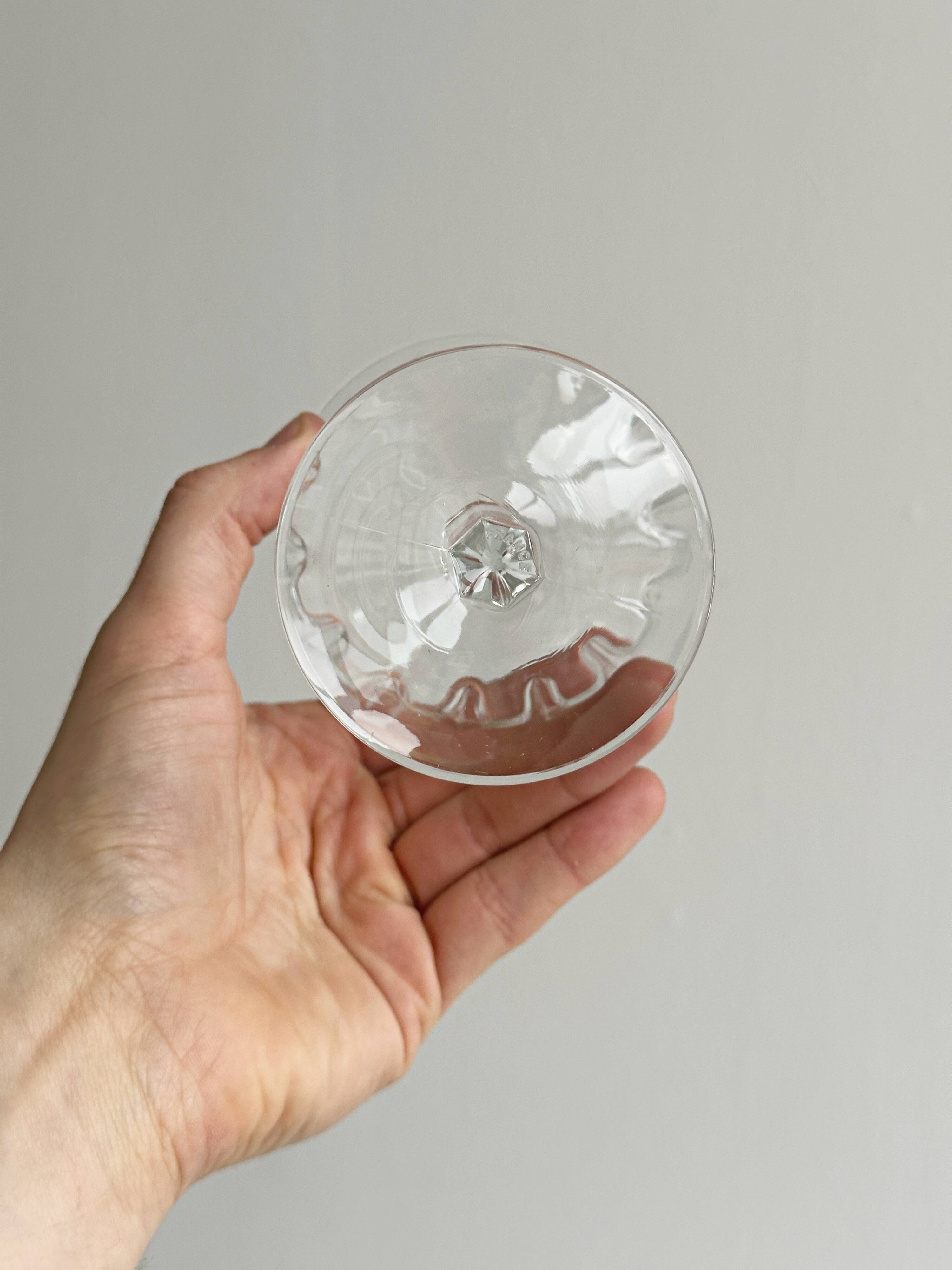 set of 5 glass glasses