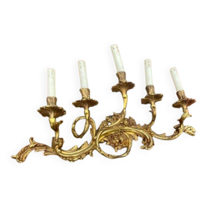 Applique bronze doré