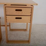 Desk and its stool dating from the 70s.