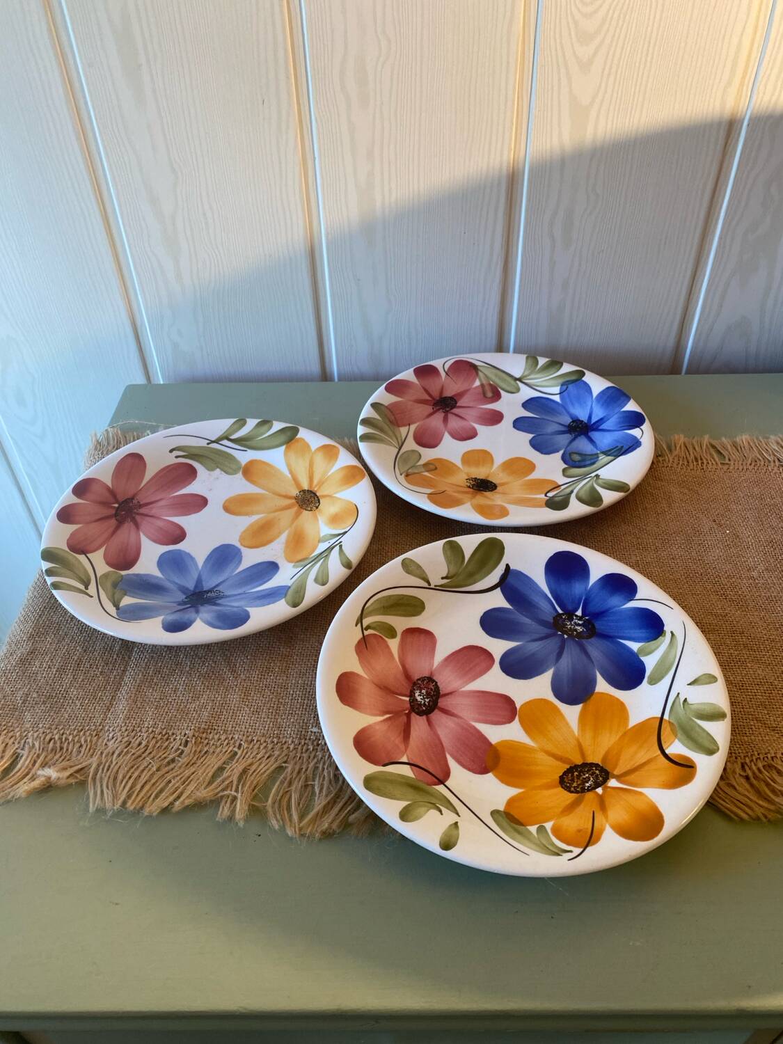 Assiettes galba 70s