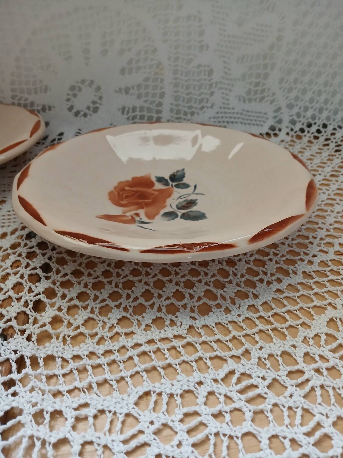 25 old Digoin and Sarreguemines plates