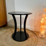 Black side table