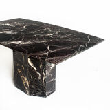 Vintage marble dining table with two extensions, Italy, 80's