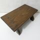 old small solid oak bench vintage step stool