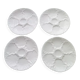 Set of 4 oyster plates in Bavarian porcelain Bareuther