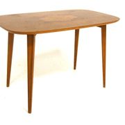 Coffee table in elm, Swedish Modern, Sweden, 1930.