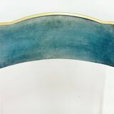 Ancien paire de chaises pliantes chaisor - métal & velours - vintage 60's 70's