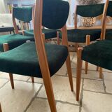 6 chaises années 70