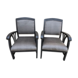 Fauteuils Coloniaux Vintage