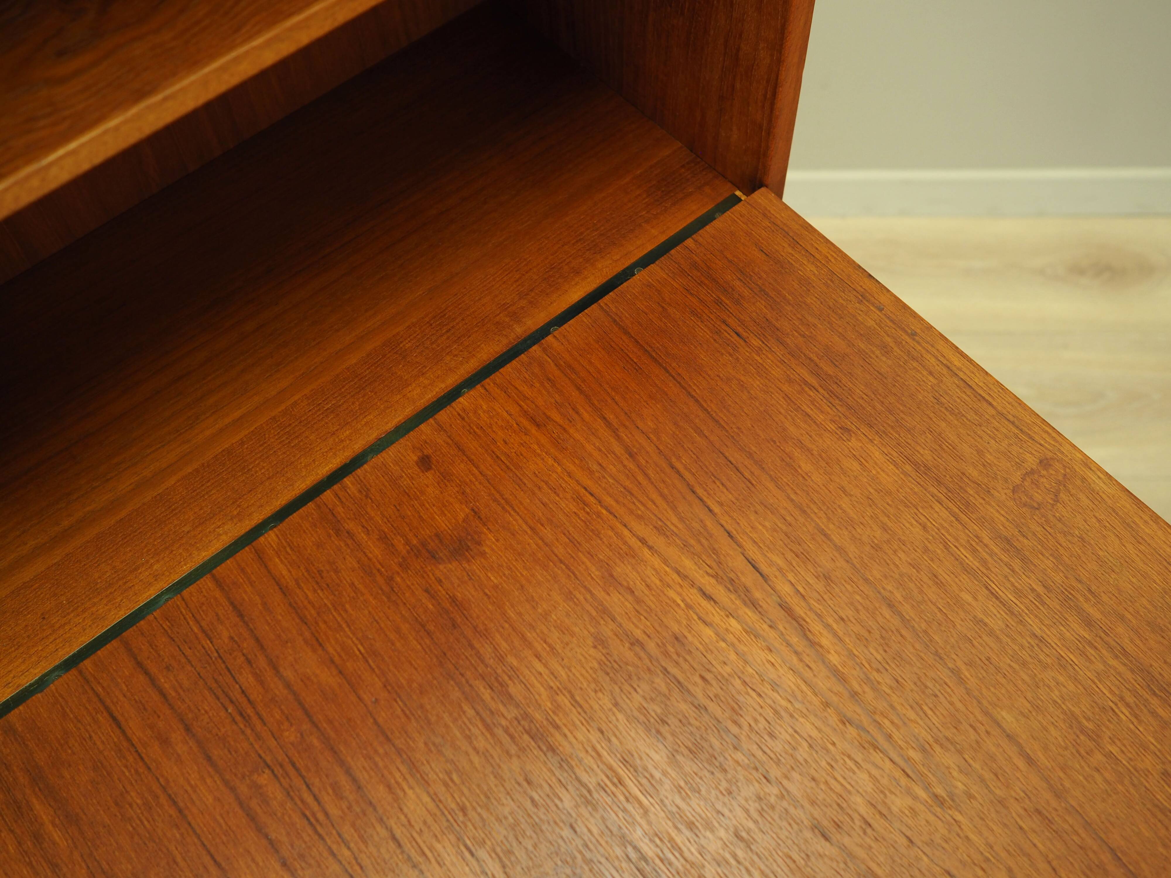 Teak bookcase, Danish design, 1970s, production: Denmark