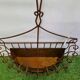 Wrought iron wall planter