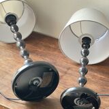 Paire lampes bobines ikea vintage