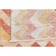 Vintage Chevron Yellow Turkish Hand-Knotted Tribal Runner 111x281
